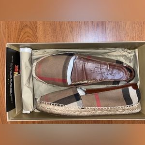 Burberry housecheck Espadrille